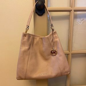 Michael Kors leather shoulder bag